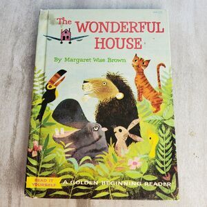 The Wonderful House Margaret Wise Brown 1960 Hardcover Revised Edition Golden